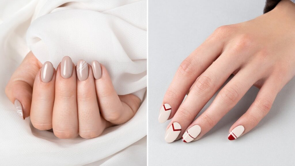 Concept of Minimalist Nails.